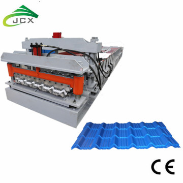 Galvanized roof glazed tile making machine